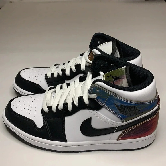 Nike Jordan 1 Mid HEAT REACTIVE Men’s Sneakers 10 New - Picture 4 of 12